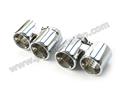 Sorties inox - 2 x 88 chromees # 997 carrera ph2 2009-2012 avec option PSE  