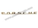 lettrage PORSCHE or 215mm 5 plots # 356 et Speedster  