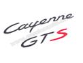 Sigle Cayenne GTS - Noir/Rouge # Cayenne 957 ph2  