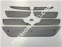 Grilles de protection noires - Kit complet calandre pare-chocs AV # 981 Porsche Cayman (avec capteurs de stationnement) 12-16  