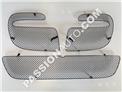 Grilles de protection noires - Kit complet calandre pare-chocs AV # 997 Turbo 07-12  