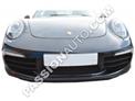 Grilles de protection noires - Kit complet calandre pare-chocs AV # 991 C2S (sans capteurs stationnement) 11-15  