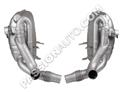 Silencieux sport inox look origine avec valves # 997 05-08 (sauf GT2/GT3/Turbo) -DANSK-  