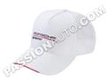 Casquette blanche motorsport fanwear [ Porsche Origine ]  