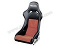 Baquet Recaro pole position simili noir/ daim rouge  