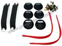 Kit ouverture / panneau porte Rs92 - sangles Rouges  # 911 74-98  