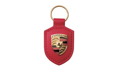 Porte-clés écusson rouge - [Porsche Origine]