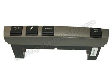 Barette bouton console centrale - Gris Vulcain # 997-987 05-08 options I475-I476-I639-I640