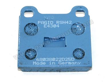 Plaquettes ARRIERE Pagid Bleue RS42 # 911 3.2 sans temoin