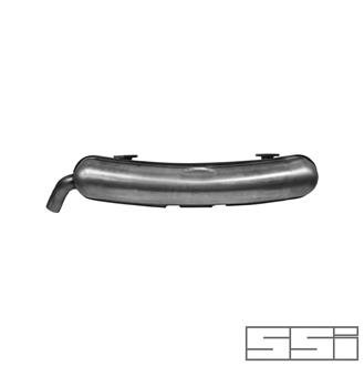 Silencieux Sport Inox - 2 entrées - 1 x 60mm # SSi # 911 73-83 -SSI-