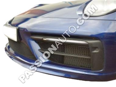 Grilles de protection noires - Kit complet calandre pare-chocs AV # 992 Carrera (pare-chocs sport design) & GTS 18-